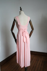 vintage 1930s pink peignoir set {xs}