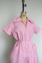 Load image into Gallery viewer, vintage 1950s pink romper {L}