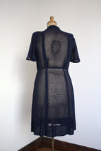 Load image into Gallery viewer, vintage 1940s sheer dress {XL}