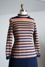 Load image into Gallery viewer, vintage 1970s striped dress {xs}