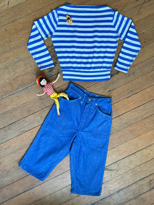 vintage 1960s Maverick Blue Bell cropped jeans {xxs}