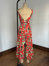 Load image into Gallery viewer, vintage 1960s novelty couples jumpsuit {xxs}