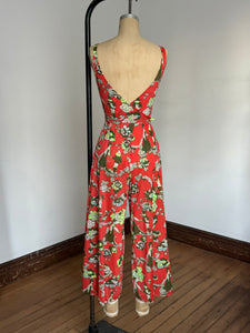 vintage 1960s novelty couples jumpsuit {xxs}