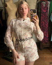 Load image into Gallery viewer, vintage 1960s paisley romper {s}