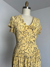 Load image into Gallery viewer, vintage 1940s novelty pony dress {m}