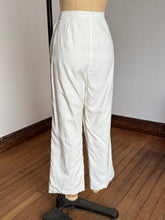 Load image into Gallery viewer, vintage 1960s white high waisted pants {31”W}