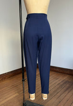 Load image into Gallery viewer, vintage 1940s navy ski pants {xs}