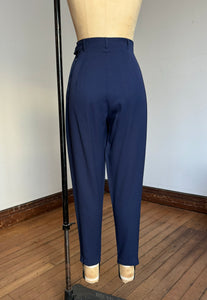 vintage 1940s navy ski pants {xs}