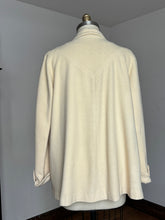 Load image into Gallery viewer, vintage 1950s cream cropped swing coat {up to XL}