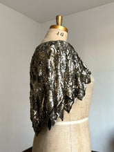 Load image into Gallery viewer, vintage 1930s French sequin cape