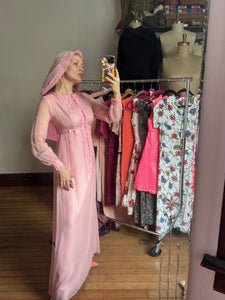 vintage 1960s hooded gown {xs}