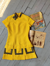 Load image into Gallery viewer, vintage 1960s Bruce Papas designed dress {m}