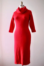 Load image into Gallery viewer, vintage 1950s Susan Small red knit dress