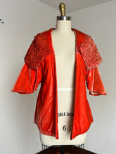 Load image into Gallery viewer, vintage 1930s velvet jacket {xs/s} 30s velvet opera coat