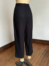 Load image into Gallery viewer, vintage 1940s Graff navy slacks {m}