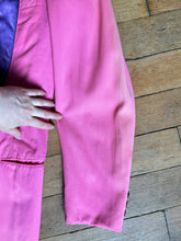 Load image into Gallery viewer, vintage 1950s PINK tuxedo jacket