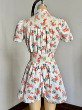 Load image into Gallery viewer, vintage 1940s floral romper playsuit {s}