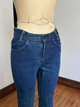 Load image into Gallery viewer, vintage 1970s Big E Levis  746 denim jeans flares bell bottoms 30W