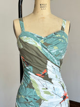Load image into Gallery viewer, vintage 1950s floral Cole of California swimsuit {xs}