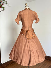 Load image into Gallery viewer, vintage 1950s drop waist party dress {s}