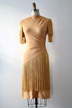 Load image into Gallery viewer, vintage 1940s tassel dress