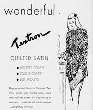 Load image into Gallery viewer, vintage 1940s Textron quilted bed jacket {L}