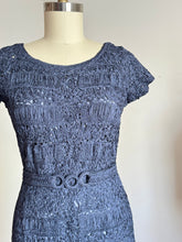 Load image into Gallery viewer, vintage 1940s 50s ribbon dress {m}