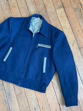 Load image into Gallery viewer, vintage 1940s 50s REVERSIBLE wool Ricky jacket