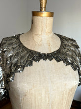 Load image into Gallery viewer, vintage 1930s French sequin cape