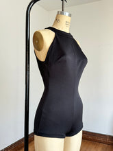 Load image into Gallery viewer, vintage 1960s black Cole of California swimsuit {xs-m}