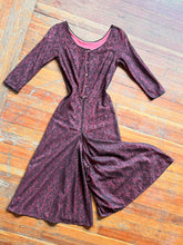 Load image into Gallery viewer, vintage 1960s lace jumpsuit lounge wear {xs}