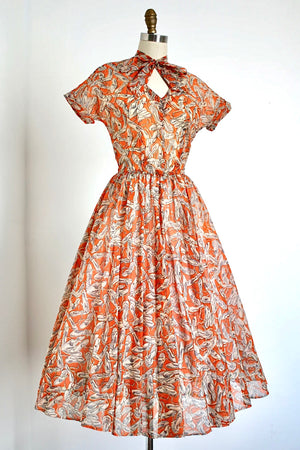 vintage 1950s ballet slipper dress