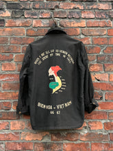 Load image into Gallery viewer, RESERVED vintage 1966-67 Vietnam Souvenir jacket with Liberty Cuffs