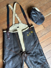 Load image into Gallery viewer, AS-IS vintage 1940s WWII flight pants &amp; cap set