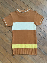Load image into Gallery viewer, vintage 1940s 50s cable knit polo t shirt