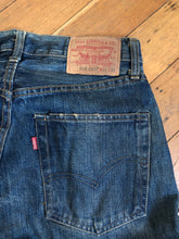 Load image into Gallery viewer, vintage LVC patched sample Red Line Big E jeans W31