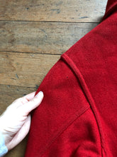 Load image into Gallery viewer, vintage 1950s FILSON cruiser red wool mackinaw jacket AS-IS