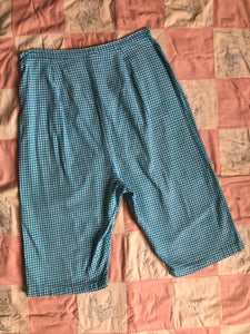 vintage 1950s gingham pedal pushers {s}