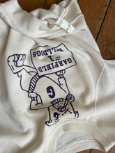 Load image into Gallery viewer, vintage 1970s cut off crewneck sweatshirt with bulldog graphic