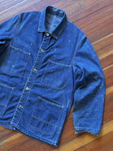Load image into Gallery viewer, vintage 1950s King of the Road denim chore coat