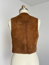 Load image into Gallery viewer, vintage 1940s leather vest {m}