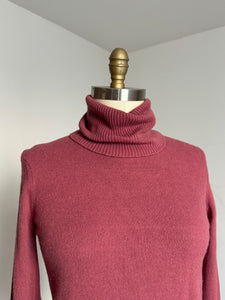 vintage 1970s cashmere turtleneck sweater {m-2X}