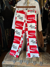 Load image into Gallery viewer, DEADSTOCK vintage 1970s COCA-COLA novelty pants {xxs}