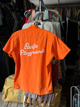 Load image into Gallery viewer, vintage 1970s Pacific Playgrounds staff bowling shirt