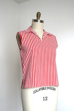 Load image into Gallery viewer, vintage 1950s striped top {m}