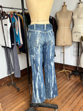 Load image into Gallery viewer, vintage 1960s GWG Kings hippie altered denim jeans 32"W