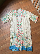 Load image into Gallery viewer, vintage 1920s silk pongee robe