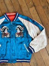 Load image into Gallery viewer, vintage 90s reproduction Geisha Sukijan souvenir jacket - reversible