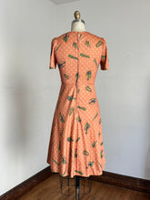 Load image into Gallery viewer, vintage 1970s hikers hiking print dress {xs}