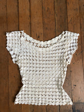 Load image into Gallery viewer, vintage 1940s lace blouse {xxs}